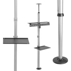 Techly ICA-TR32 tv-bevestiging 177,8 cm (70") Zilver - Afbeelding 11