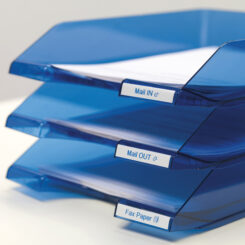 DYMO originele D1 labels | Blauwe Tekst op Wit Label | 9 mm x 7 m | zelfklevende etiketten voor de LabelManager labelprinter | gemaakt in Europa - Afbeelding 4