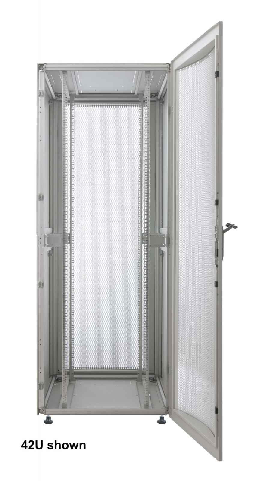 Intellinet 715553 rack 26U Vrijstaande rek Grijs - Afbeelding 5