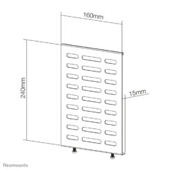 Neomounts NS-MBTC100BLACK Mediaspeler houder - max 10 kg - universeel - Afbeelding 5