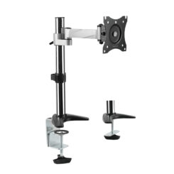 LogiLink BP0075 flat panel bureau steun 68,6 cm (27") Zwart, Roestvrijstaal - Afbeelding 2