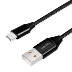 LogiLink CU0139 USB-kabel USB 2.0 0,3 m USB A USB C 0,48 Gbit/s Zwart - Afbeelding 4