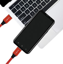LogiLink CU0156 USB-kabel USB 2.0 1 m USB C Rood - Afbeelding 4