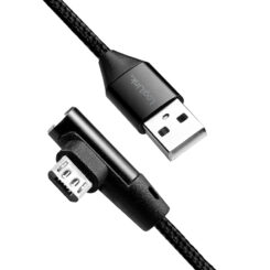LogiLink CU0142 USB-kabel USB 2.0 0,3 m USB A Micro-USB B 0,48 Gbit/s Zwart - Afbeelding 3