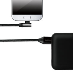 LogiLink CU0142 USB-kabel USB 2.0 0,3 m USB A Micro-USB B 0,48 Gbit/s Zwart - Afbeelding 4