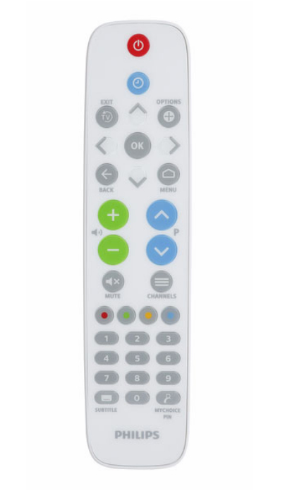 Philips 22AV1604B afstandsbediening TV Drukknopen