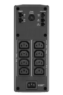 APC Back-UPS PRO BR1600MI - Noodstroomvoeding, 8x C13 uitgang, USB, 1600VA - Afbeelding 3