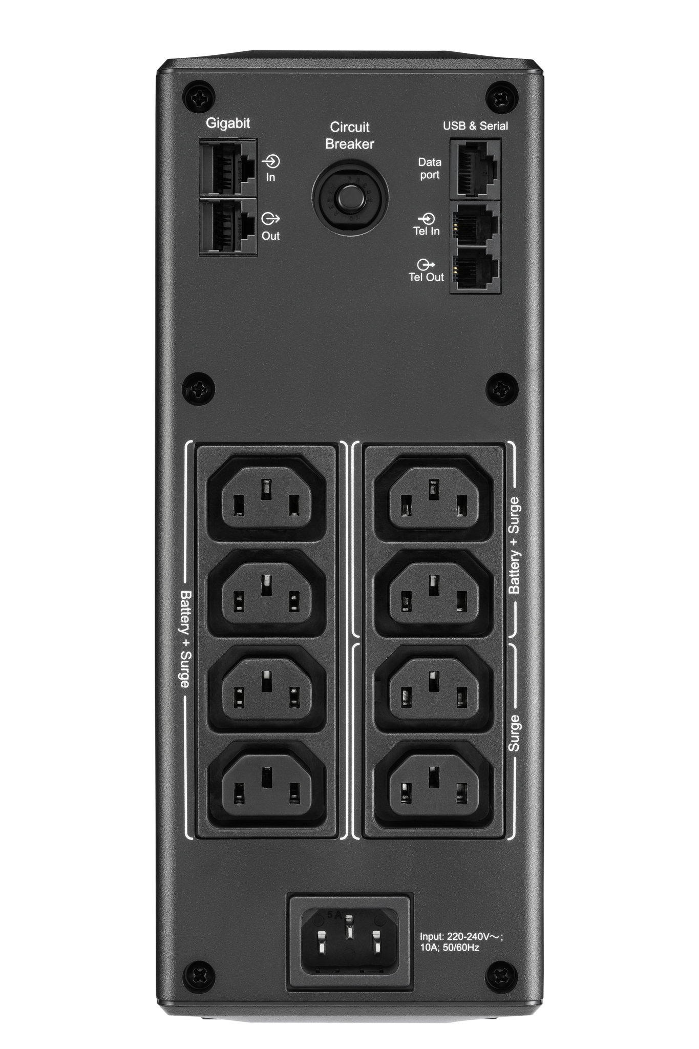 APC Back-UPS PRO BR1600MI - Noodstroomvoeding, 8x C13 uitgang, USB, 1600VA - Afbeelding 3