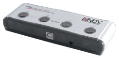 Lindy 42858 seriële converter/repeater/isolator USB 1.1 RS-232 Zwart, Zilver - Afbeelding 3