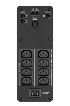APC Back-UPS PRO BR1200SI - Noodstroomvoeding, 8x C13 uitgang, 2x USB lader (type A & C), 1200VA, USB dataport - Afbeelding 4