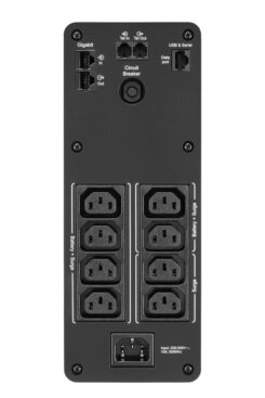 APC Back-UPS PRO BR1600SI - Noodstroomvoeding, 8x C13 uitgang, 2x USB charger (type A & C), 1600VA, USB dataport - Afbeelding 4