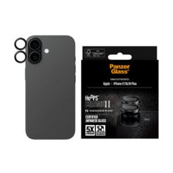 PanzerGlass ® Hoops® Ceramic II Camera Lens Protector iPhone 17 | iPhone 16 | 16 Plus Doorzichtige schermbeschermer Apple 1 stuk(s) - Afbeelding 3