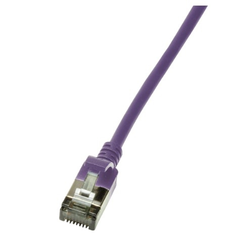LogiLink Slim U/FTP netwerkkabel Violet 5 m Cat6a U/FTP (STP) - Afbeelding 2