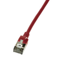 LogiLink Slim U/FTP netwerkkabel Rood 0,3 m Cat6a U/FTP (STP) - Afbeelding 2