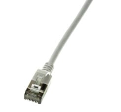 LogiLink Slim U/FTP netwerkkabel Grijs 1 m Cat6a U/FTP (STP) - Afbeelding 2