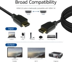 ACT 3 meter HDMI High Speed premium certified kabel v2.0 HDMI-A male - HDMI-A male - Afbeelding 4