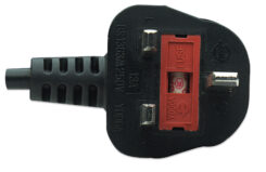 Manhattan Voedingskabel, Britse 3-polige stekker (Type G) naar C7-connector (figuur-8), 1,8 m, 13 A, zwart, netkabel, levenslange garantie - Afbeelding 6