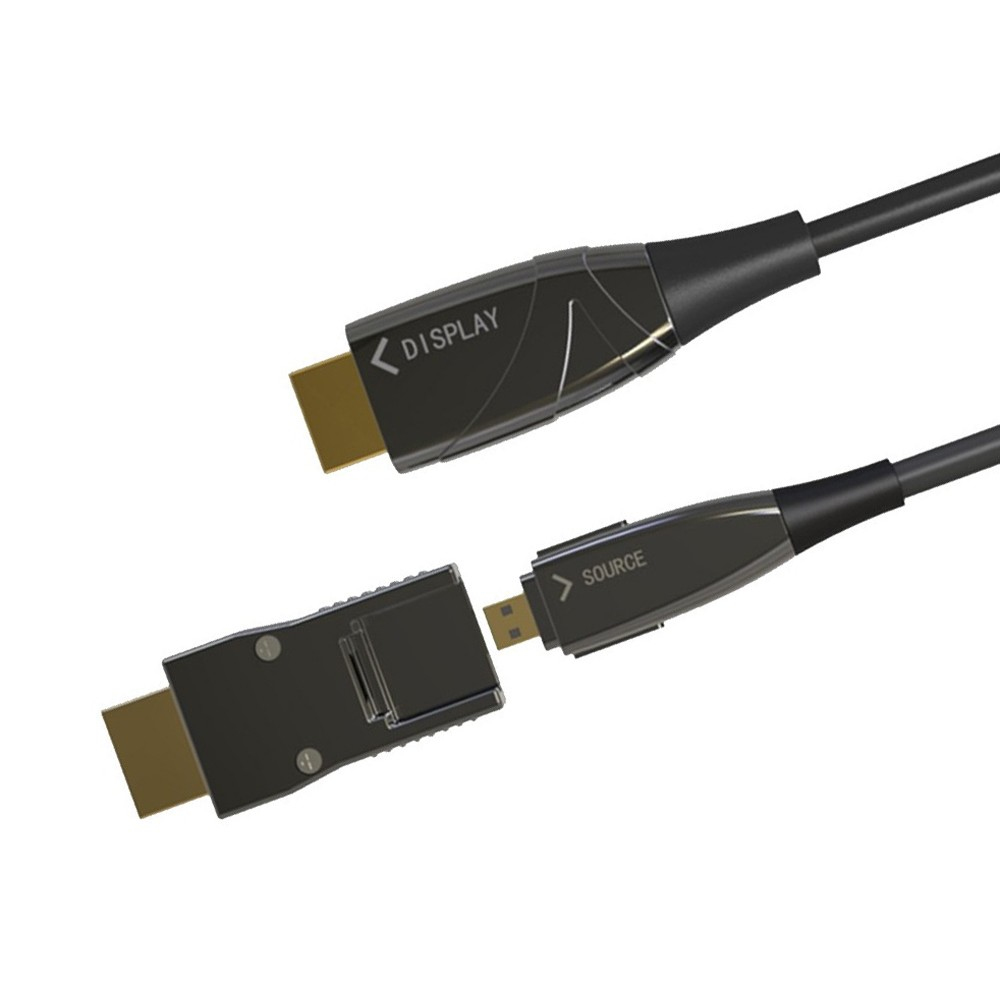 Techly ICOC HDMI-HY2D-050 HDMI kabel 50 m HDMI Type A (Standaard) HDMI Type D (Micro) Zwart - Afbeelding 5