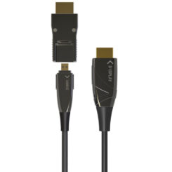 Techly ICOC HDMI-HY2D-010 HDMI kabel 10 m HDMI Type A (Standaard) HDMI Type D (Micro) Zwart - Afbeelding 3