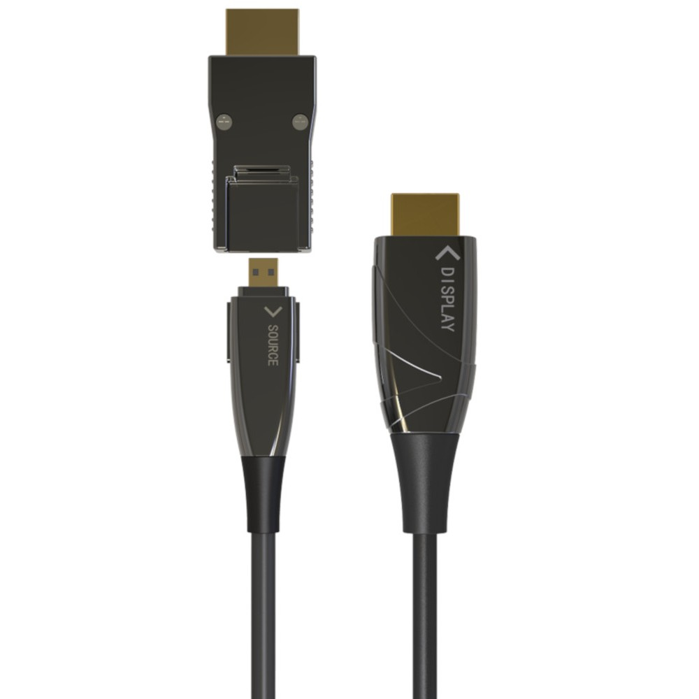 Techly ICOC HDMI-HY2D-100 HDMI kabel 100 m HDMI Type A (Standaard) HDMI Type D (Micro) Zwart - Afbeelding 3