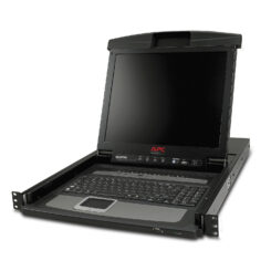 APC 17" rack LCD-console met geïntegreerde 16-poorts analoge KVM-schakelaar - Afbeelding 2