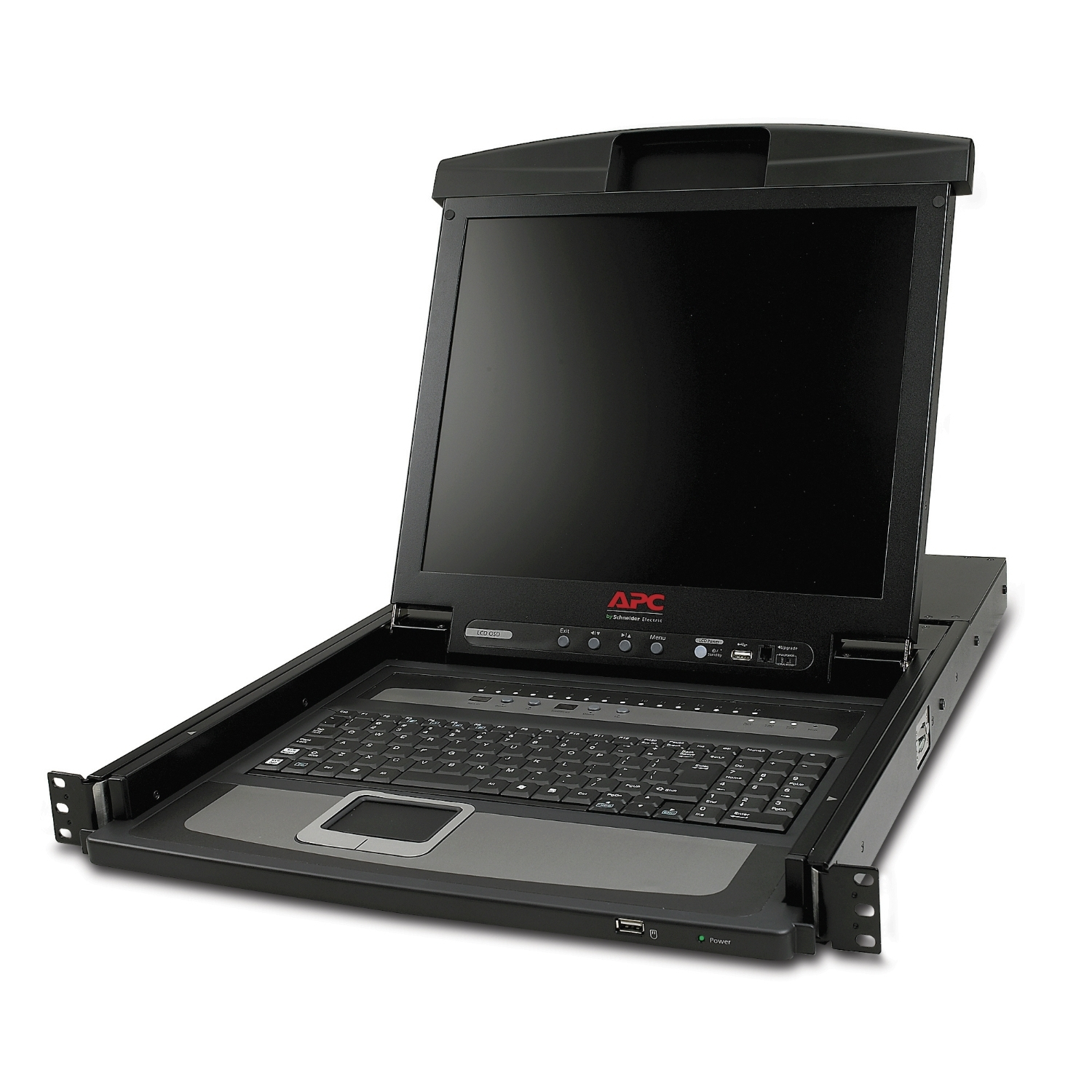 APC 17" rack LCD-console met geïntegreerde 16-poorts analoge KVM-schakelaar - Afbeelding 2