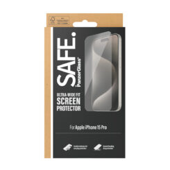 PanzerGlass SAFE. by ® Screen Protector iPhone 15 Pro | Ultra-Wide Fit Doorzichtige schermbeschermer Apple 1 stuk(s) - Afbeelding 4