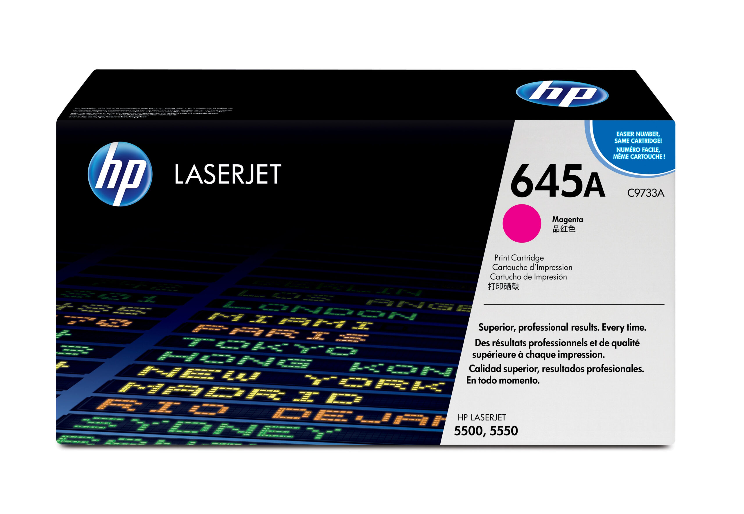 HP 645A originele magenta LaserJet tonercartridge - Afbeelding 2