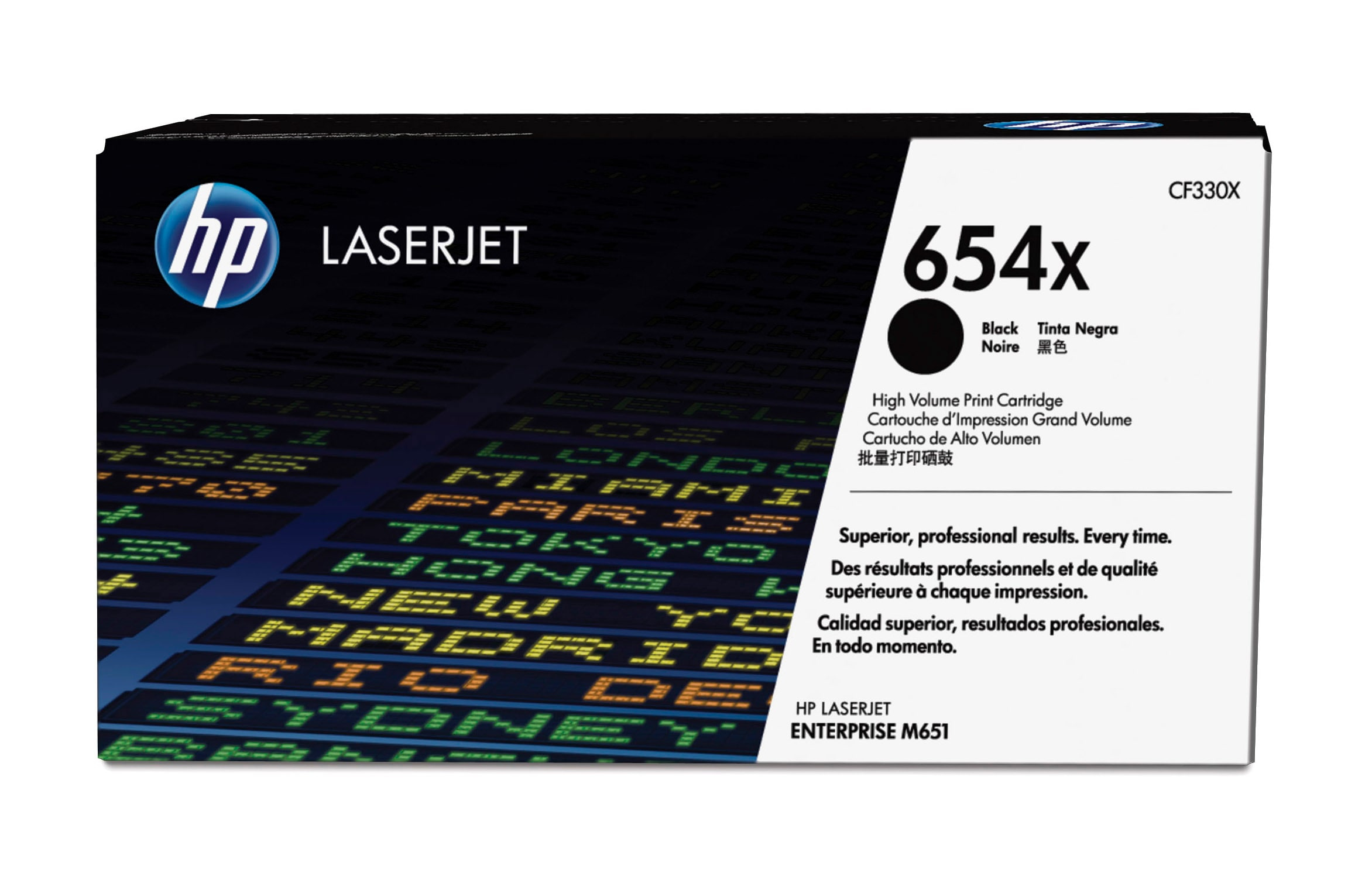 HP 654X originele high-capacity zwarte LaserJet tonercartridge - Afbeelding 2