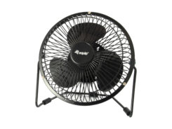 Equip 245420 ventilator Zwart