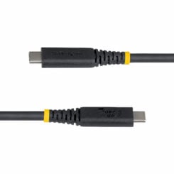 StarTech.com 50cm USB4 Kabel, 40Gbps, USB-IF Gecertificeerde USB-C Kabel, 240W PD, 8K 60Hz/4K 240Hz DP2.1 DP40, TPE Mantel, Thunderbolt 4 Compatibel, Zwart - Afbeelding 4
