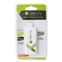 Techly IDATA USB-ETGIGA-3A netwerkkaart Ethernet 5000 Mbit/s - Afbeelding 3