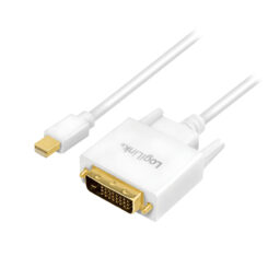 LogiLink CV0138 video kabel adapter 3 m Mini DisplayPort DVI Wit - Afbeelding 2