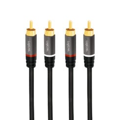 LogiLink CA1203 audio kabel 1,5 m 2 x RCA Zwart - Afbeelding 3