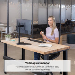 Fellowes Seasa vrijstaande enkele monitorarm - Afbeelding 4