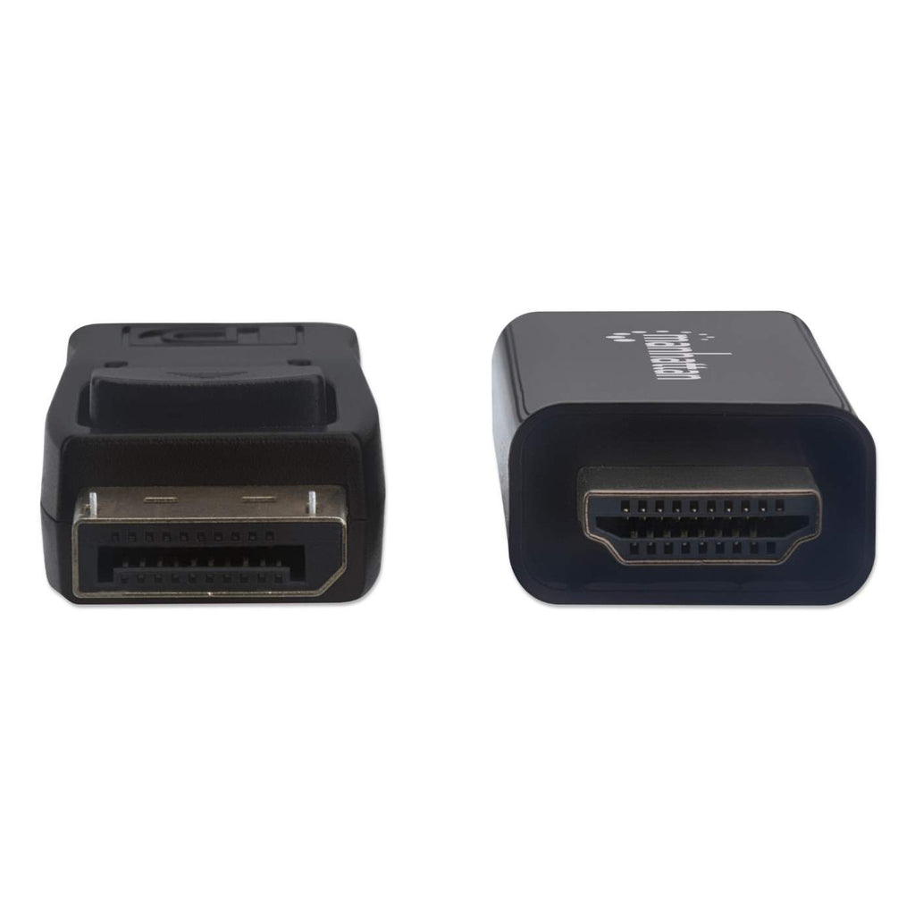 Manhattan DisplayPort 1.2 naar HDMI kabel, 4K@60Hz, 1 m, mannelijk naar mannelijk, met vergrendeling, niet bi-directioneel, zwart, 3 jaar garantie, equivalent aan 3F-DP-HDMI-4K60-HDR - Afbeelding 4