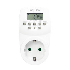 LogiLink ET0007 elektrische timer Wit Dagelijkse/Wekelijkse timer