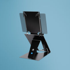 R-Go Tools Tablet- en laptopstandaard R-Go Riser Duo, geschikt voor 10-22 inch scherm, zwart - Afbeelding 2