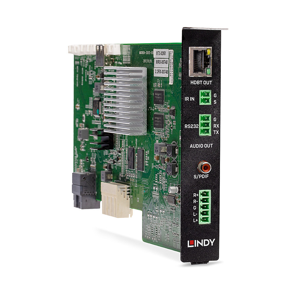 Lindy 38354 interfacekaart voor AV-apparatuur Intern HDBaseT 2.0 Zwart