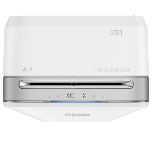 Fellowes Powershred LX201 Micro-Cut Papiervernietiger wit - Afbeelding 4