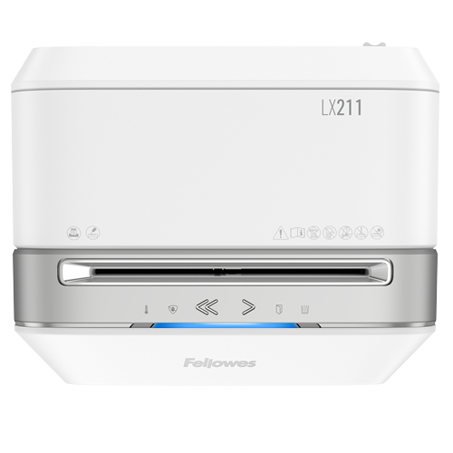 Fellowes LX Series Powershred LX21 papiervernietiger Microversnippering Grijs, Wit - Afbeelding 3