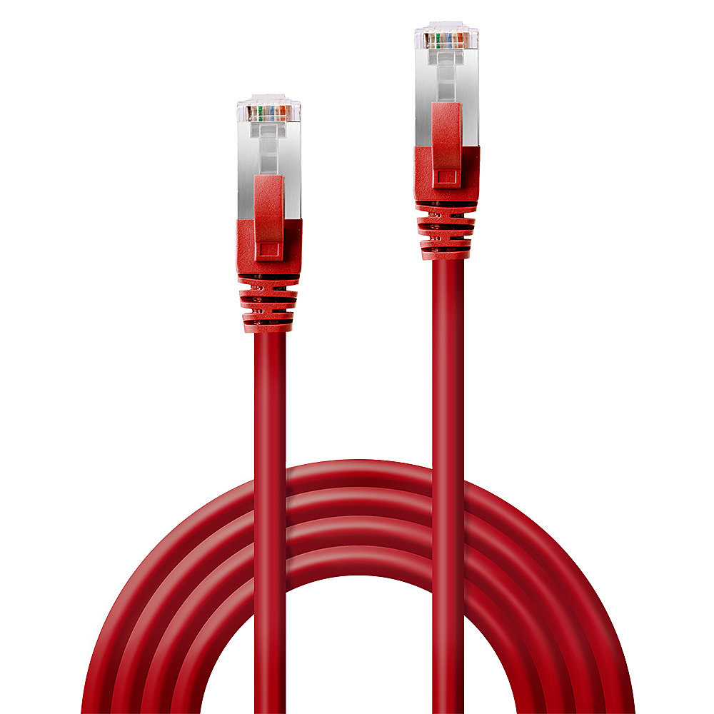 Lindy 45626 netwerkkabel Rood 7,5 m Cat6 S/FTP (S-STP) - Afbeelding 4