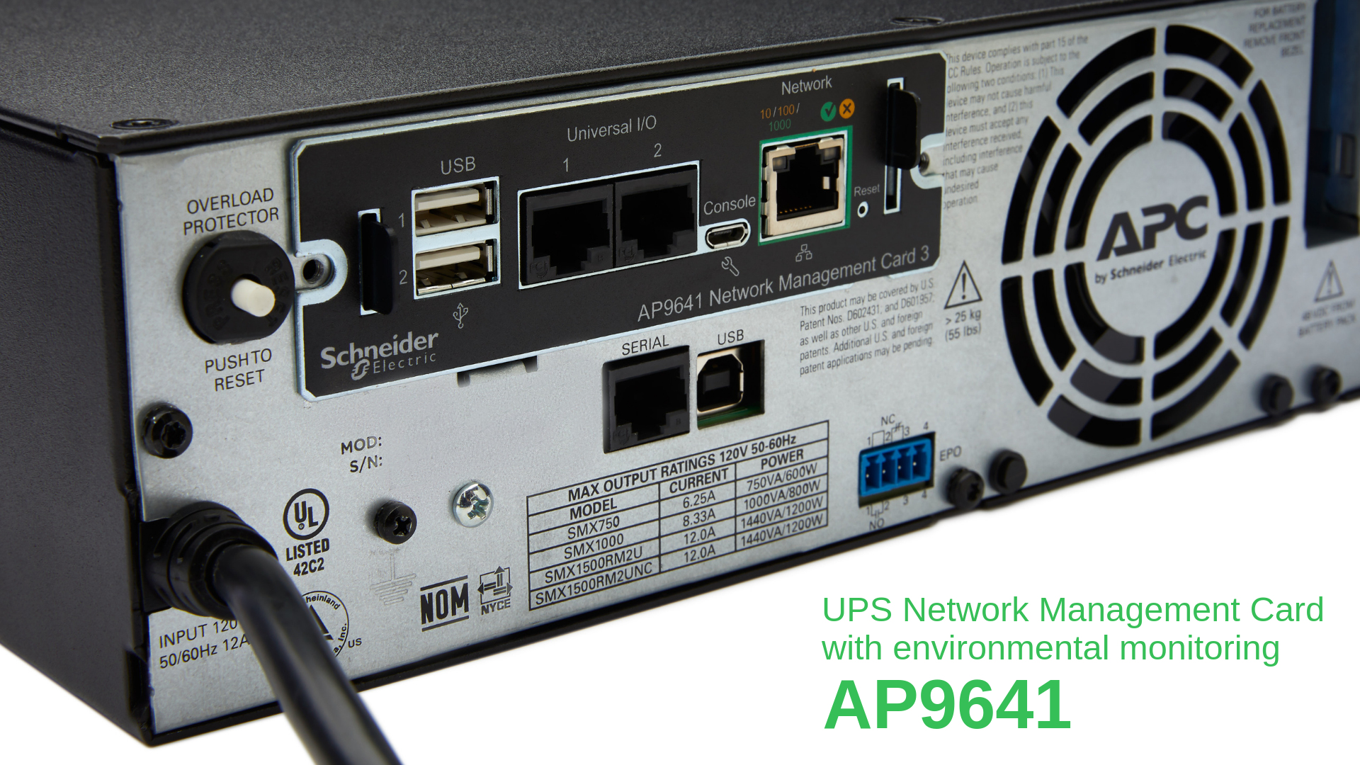 APC AP9641 Smart-UPS Netwerk Management Card (gen3) met omgevingsbewaking - Afbeelding 7