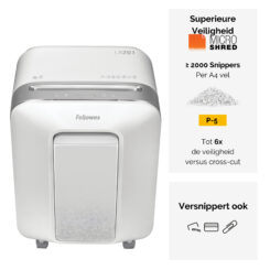 Fellowes Powershred LX201 Micro-Cut Papiervernietiger wit - Afbeelding 15