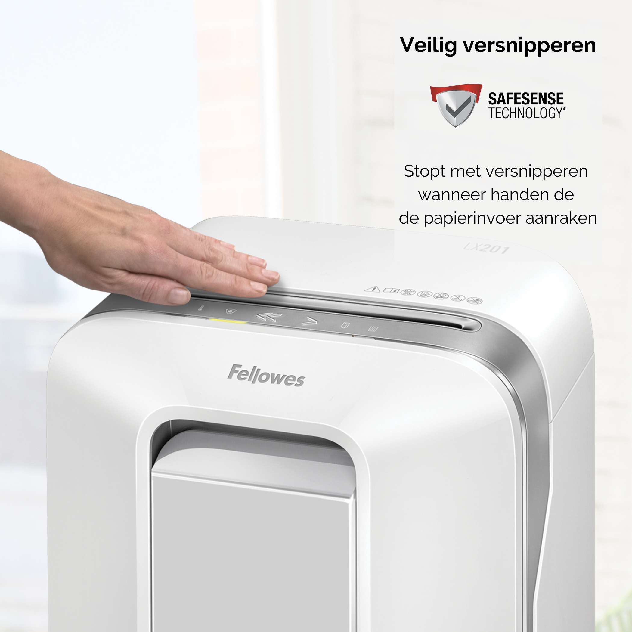 Fellowes Powershred LX201 Micro-Cut Papiervernietiger wit - Afbeelding 18