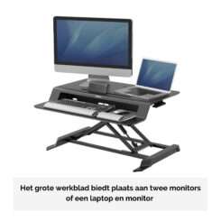 Fellowes Lotus LT Zit-Sta werkstation - Afbeelding 14