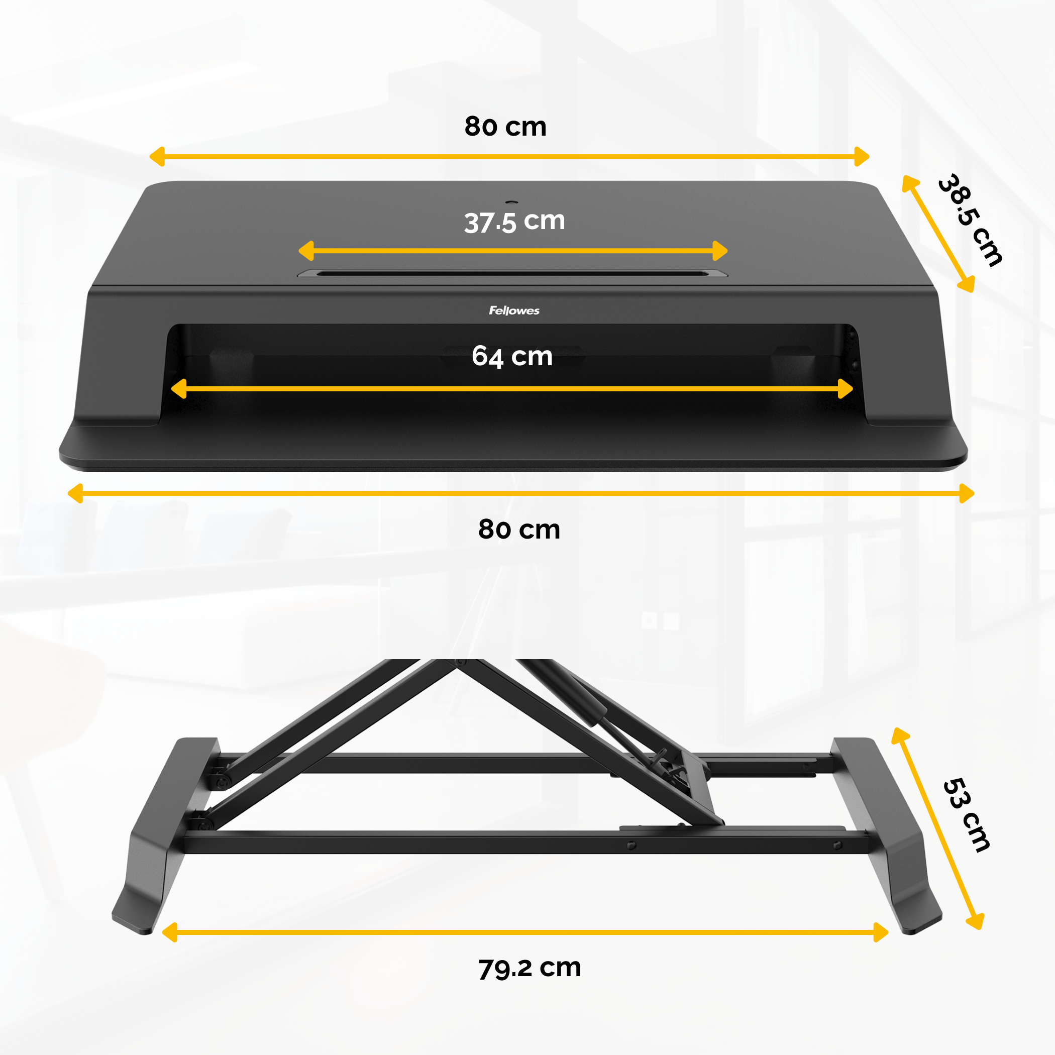 Fellowes Lotus LT Zit-Sta werkstation - Afbeelding 11