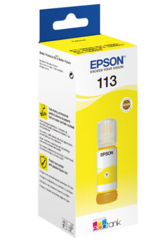 Epson 113 EcoTank Pigment Yellow ink bottle - Afbeelding 3