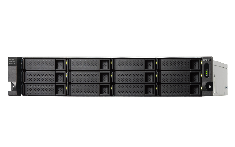QNAP TL-R1200C-RP behuizing voor opslagstations HDD-/SSD-behuizing Zwart, Grijs 2.5/3.5" - Afbeelding 2