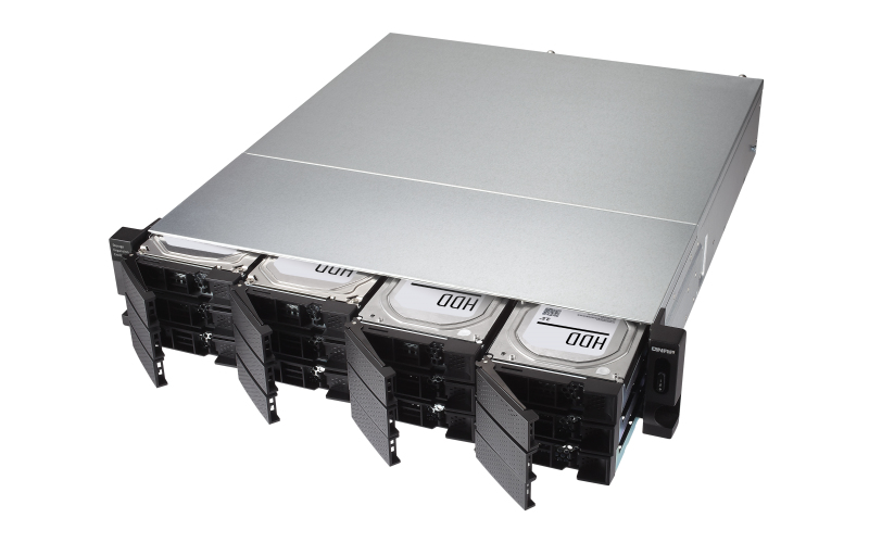 QNAP TL-R1200C-RP behuizing voor opslagstations HDD-/SSD-behuizing Zwart, Grijs 2.5/3.5" - Afbeelding 8